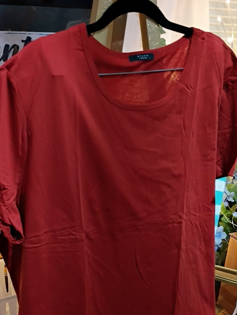 Studio 1886 Rust Short Sleeve Scoop Neck Tee